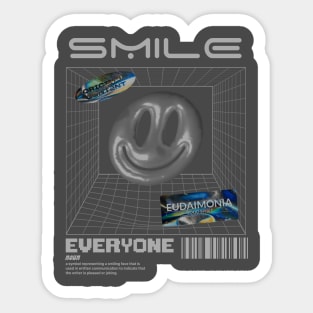 Smile Everyone D1 for light Shirt Sticker